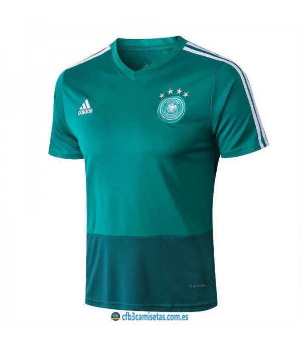CFB3-Camisetas Camiseta Entrenamiento Alemania 2018 Verde
