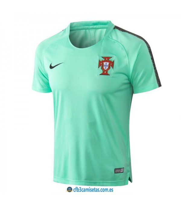 CFB3-Camisetas Camiseta Entrenamiento Portugal 2018 Verde