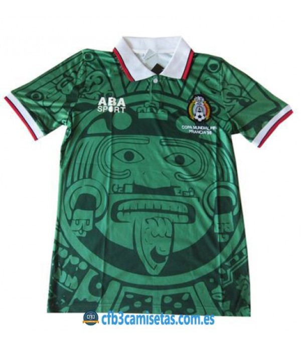 CFB3-Camisetas Camiseta Mexico Retro Mundial 1998