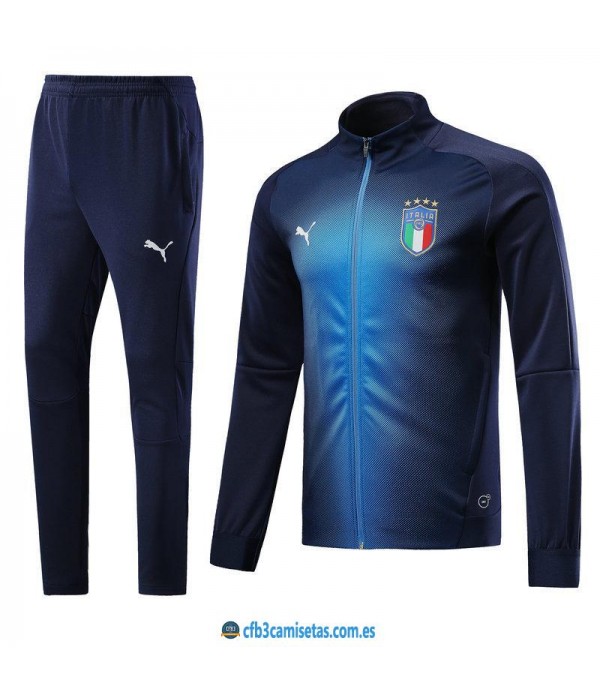 CFB3-Camisetas Chándal Italia 2018