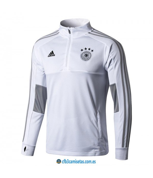 CFB3-Camisetas Chaqueta Alemania 2018 Blanca