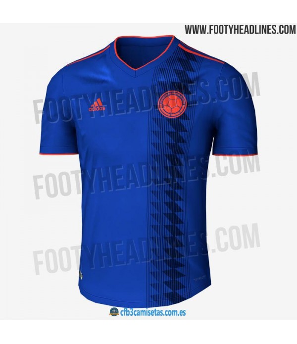 CFB3-Camisetas Colombia 2ª Equipación 2018