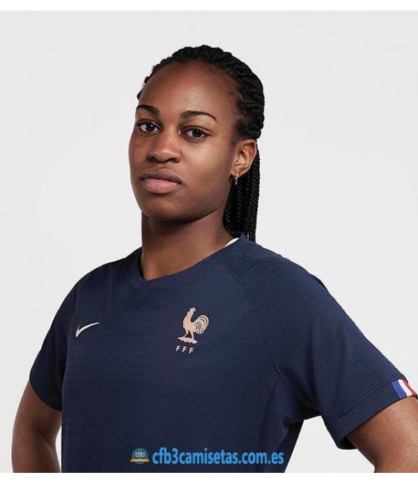 CFB3-Camisetas Francia 1a Equipación 2019 MUJER