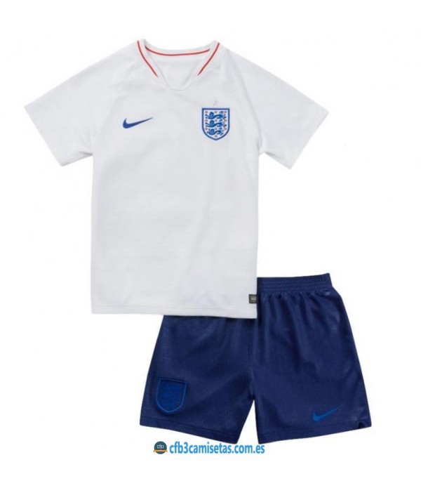 CFB3-Camisetas Inglaterra 1ª equipacion Mundial 2018 NIÑOS