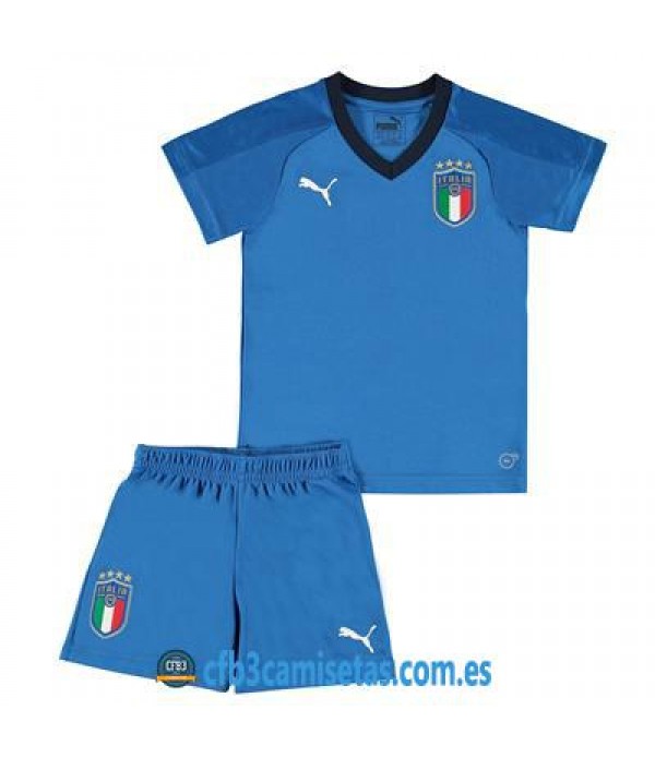 CFB3-Camisetas Italia 1ª equipacion 2018 NIÑOS