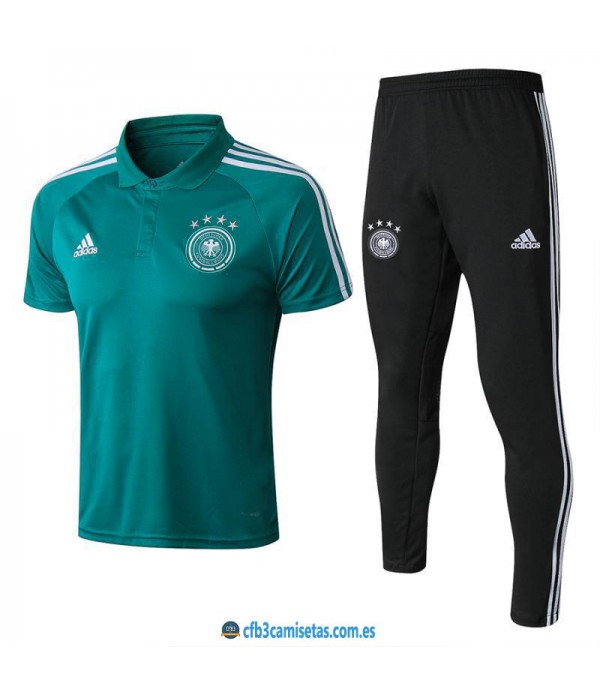 CFB3-Camisetas Polo + Pantalones Alemania 2018