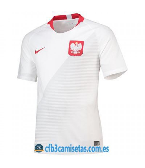 CFB3-Camisetas Polonia 1ª Equipación 2018