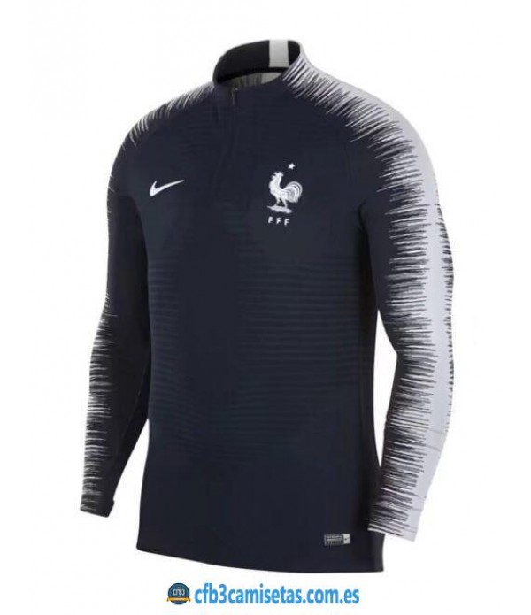 CFB3-Camisetas Sudadera Francia 2018 Negra