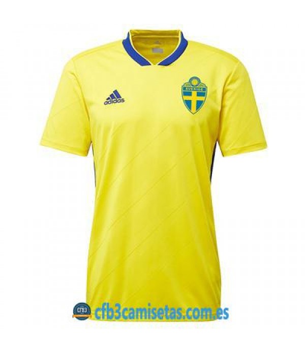 CFB3-Camisetas Suecia 1ª Equipación 2018