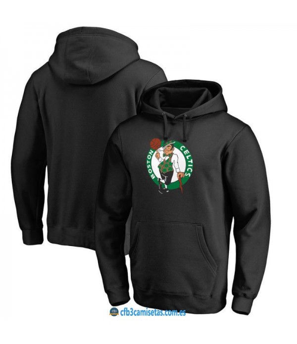 CFB3-Camisetas Sudadera Boston Celtics 2019 Negra