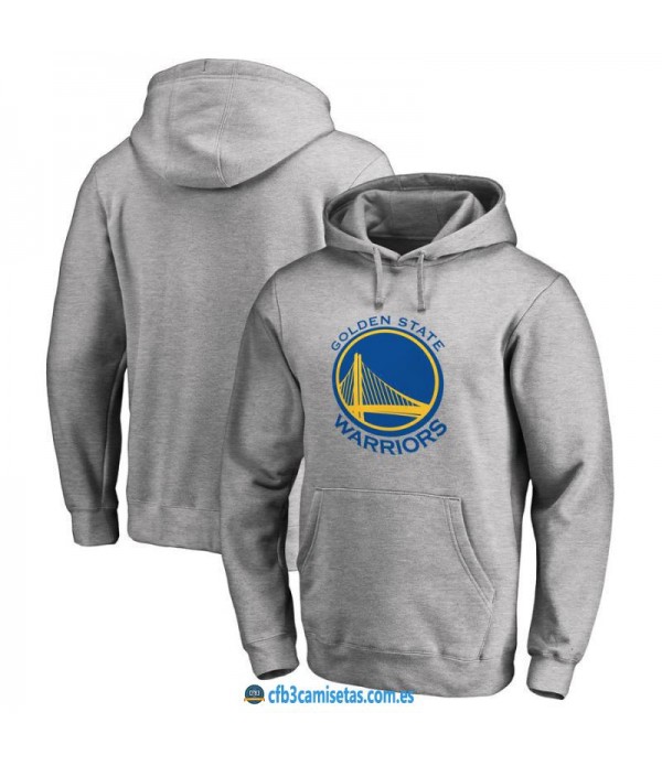 CFB3-Camisetas Sudadera Golden State Warriors 2019 Gris