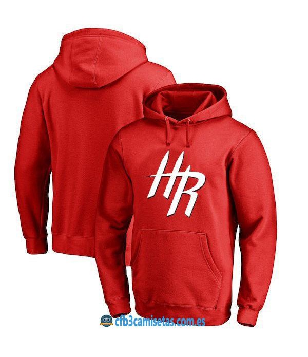 CFB3-Camisetas Sudadera Houston Rockets 2019 Roja