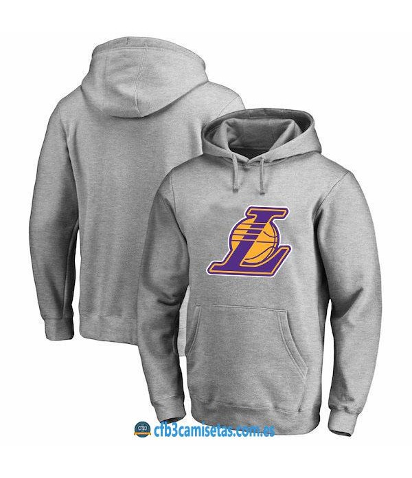 CFB3-Camisetas Sudadera Los Angeles Lakers 2019 Gr...