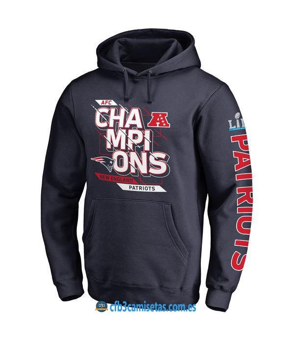 CFB3-Camisetas Sudadera New England Patriots 