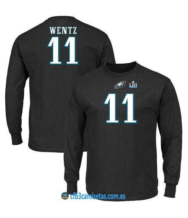 CFB3-Camisetas Sudadera New England Patriots Wentz