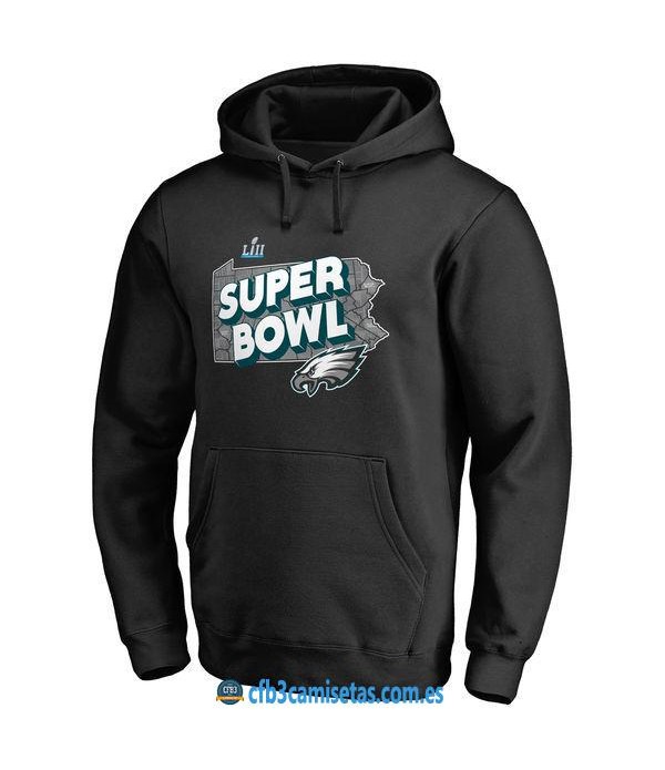 CFB3-Camisetas Sudadera Philadelphia Eagles 