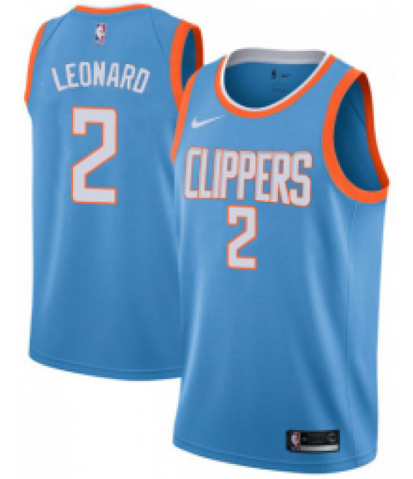 CFB3-Camisetas Kawhi Leonard Los Angeles Clippers City Edition