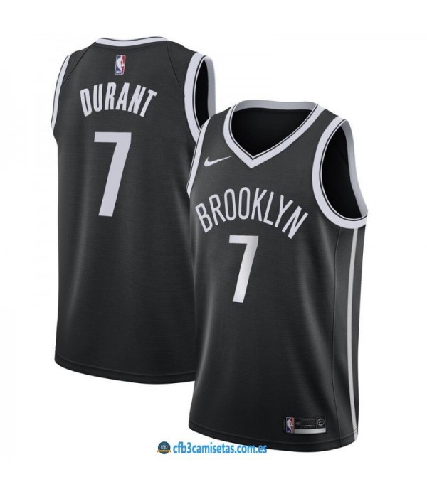 CFB3-Camisetas Kevin Durant Brooklyn Nets 2018 2019 Icon