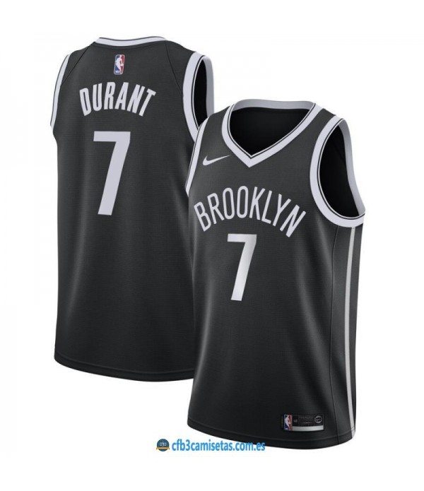 CFB3-Camisetas Kevin Durant Brooklyn Nets 2018 201...