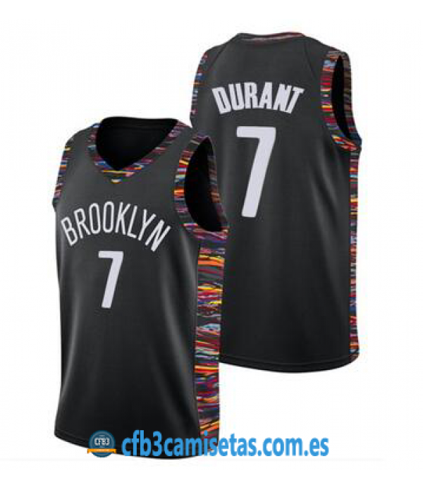 CFB3-Camisetas Kevin Durant Brooklyn Nets 2019 202...