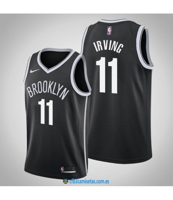 CFB3-Camisetas Kyrie Irving Brooklyn Nets 2018 2019 Icon