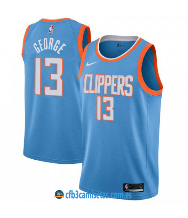 CFB3-Camisetas Paul George Los Angeles Clippers Ci...