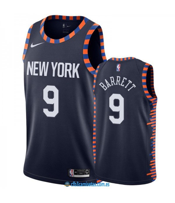 CFB3-Camisetas RJ Barrett New York Knicks City Edition