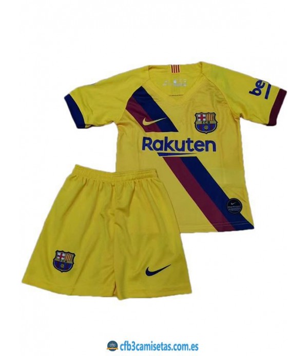 CFB3-Camisetas FC Barcelona 2ª Equipacion NIÑOS 19/20