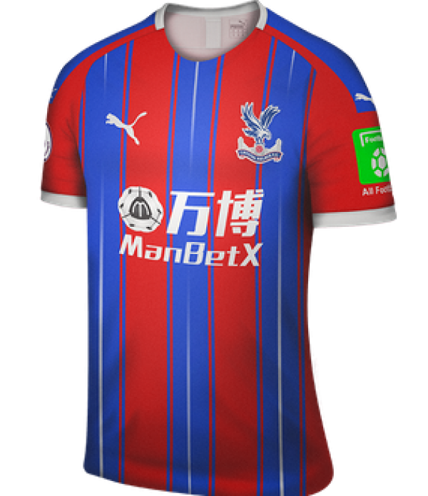 CFB3-Camisetas Crystal Palace 1a Equipación 2019 2020