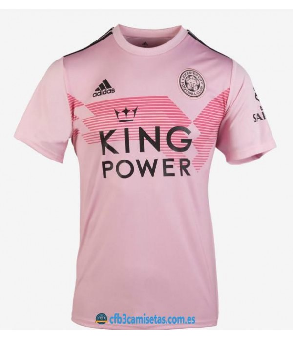 CFB3-Camisetas Leicester City 2a Equipación Pink 2019 2020