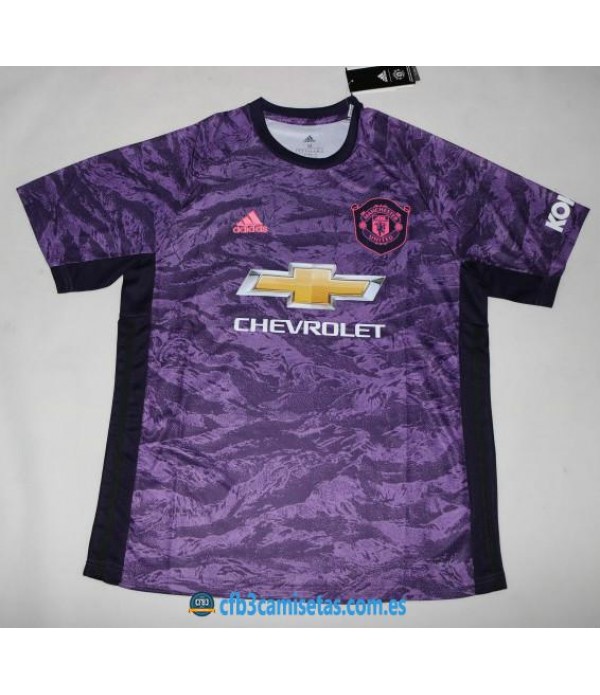 CFB3-Camisetas Manchester United 1a Equipación Portero 2019 2020