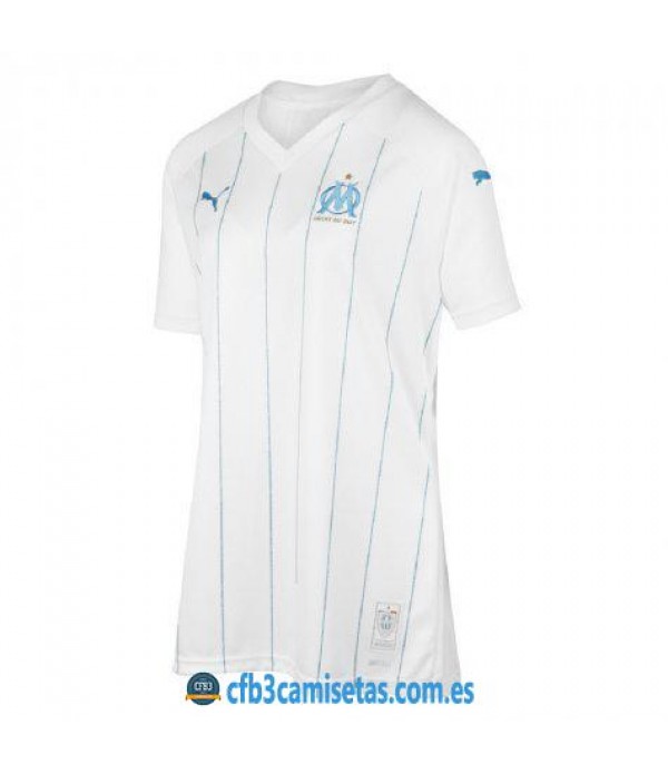 CFB3-Camisetas Olympique Marsella 1a Equipación 2019 2020 MUJER