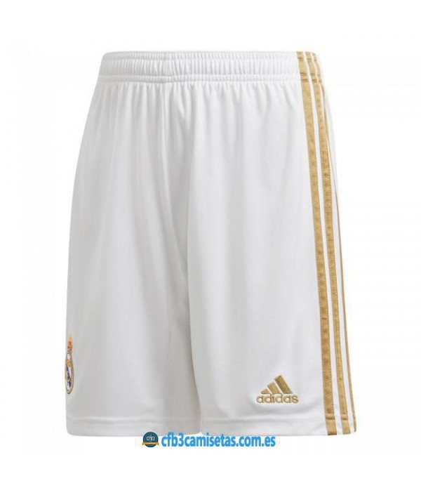 CFB3-Camisetas Pantalones 1a Real Madrid 2019 2020