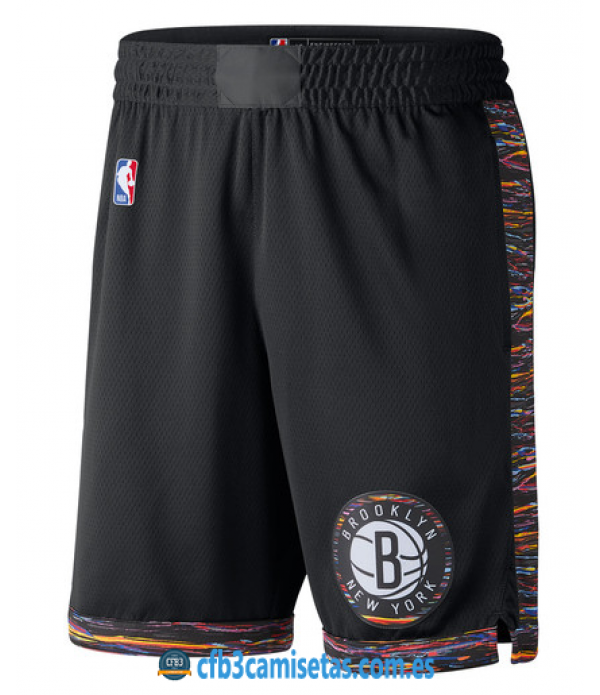 CFB3-Camisetas Pantalones Brooklyn Nets City Editi...