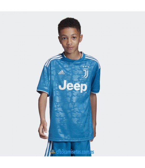 CFB3-Camisetas Juventus 3a Equipación 2019 2020 Kit Junior