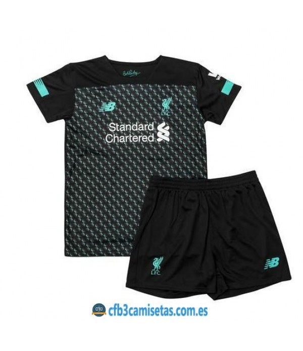 CFB3-Camisetas Liverpool 3a Equipación 2019 2020 Kit Junior