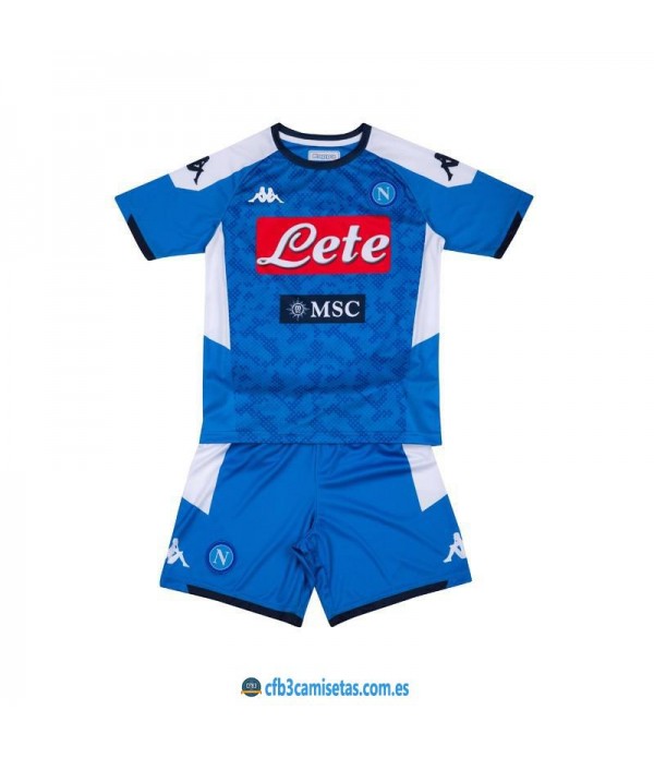 CFB3-Camisetas Napoli 1a Equipación 2019 2020 Kit Junior