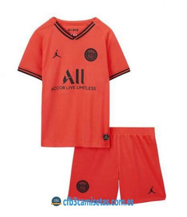 CFB3-Camisetas PSG 2a Equipación 2019 2020 Kit Junior