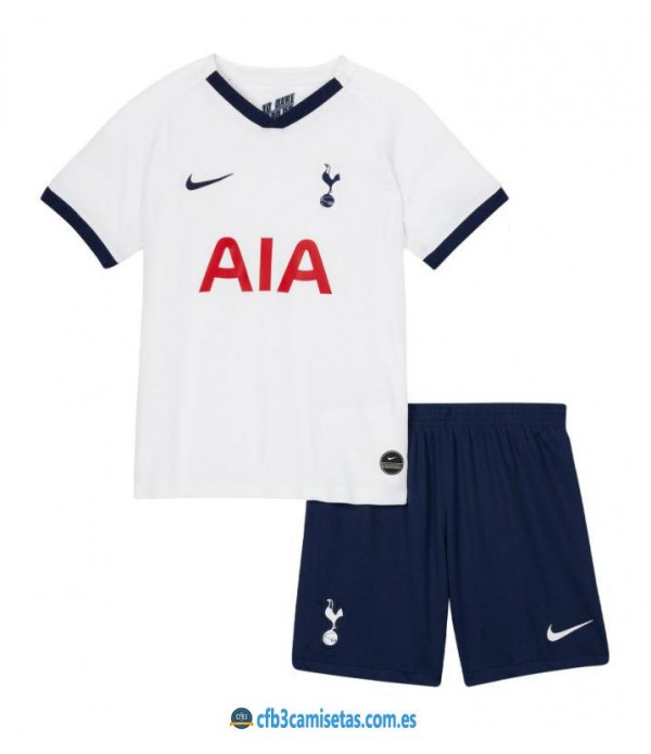 CFB3-Camisetas Tottenham Hotspur 1a Equipación 2019 2020 Kit Junior