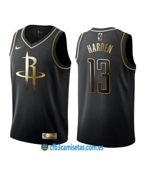 CFB3-Camisetas James Harden Houston Rockets Black/...