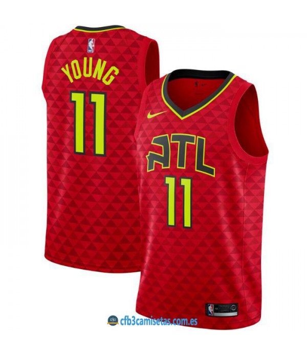 Camisetas CFB3-Camisetas Trae Young Atlanta 2019 Statement