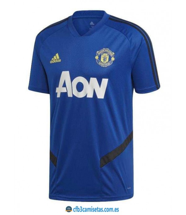 CFB3-Camisetas Camiseta Entrenamiento Manchester United 2019 2020 Azul