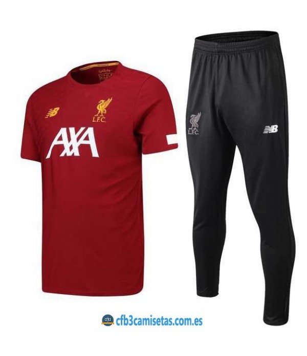 CFB3-Camisetas Camiseta  Pantalones Liverpool 2019 2020 Rojo