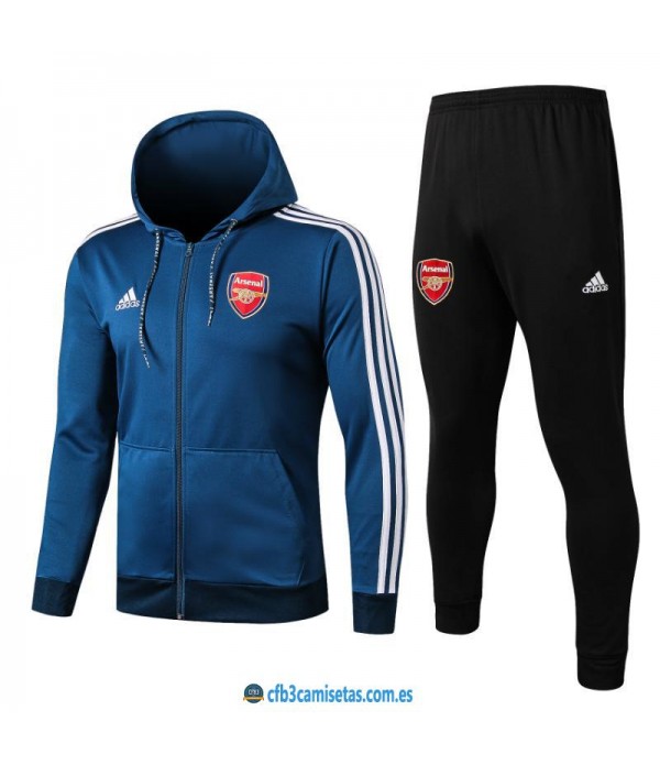 CFB3-Camisetas Chandal Arsenal 2019 2020 Azul