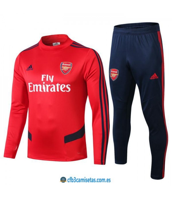 CFB3-Camisetas Chandal Arsenal 2019 2020 Rojo