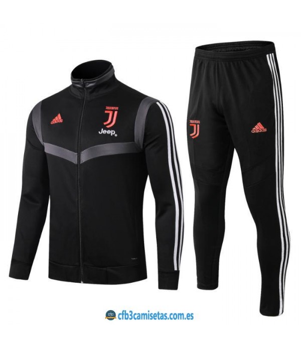 CFB3-Camisetas Chándal Juventus 2019 2020 Negro