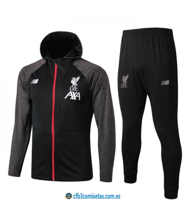 CFB3-Camisetas Chándal Liverpool 2019 2020 Capuch...