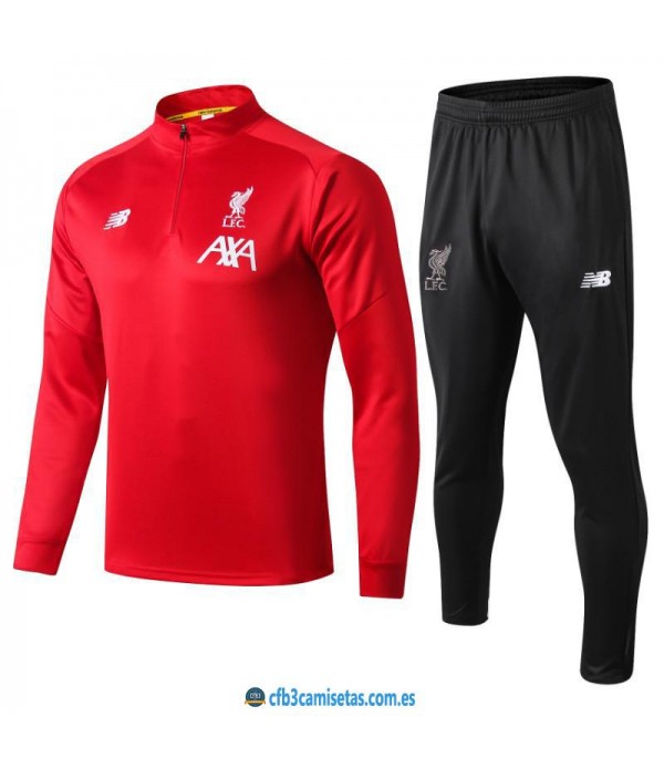CFB3-Camisetas Chándal Liverpool 2019 2020 Rojo