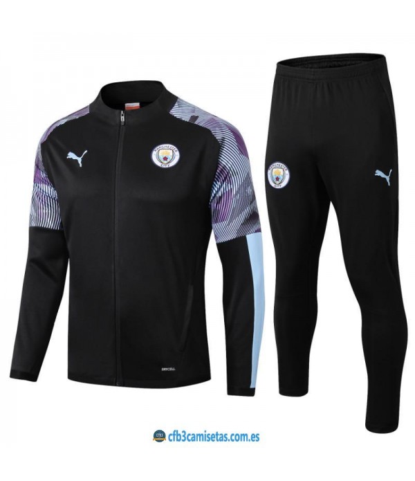 CFB3-Camisetas Chándal Manchester City 2019 2020