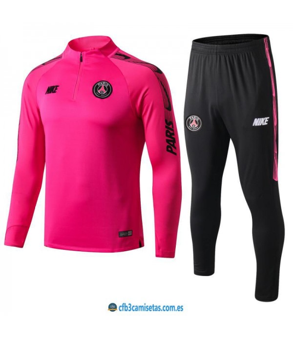 CFB3-Camisetas Chaqueta PSG 2019 2020 Rosa